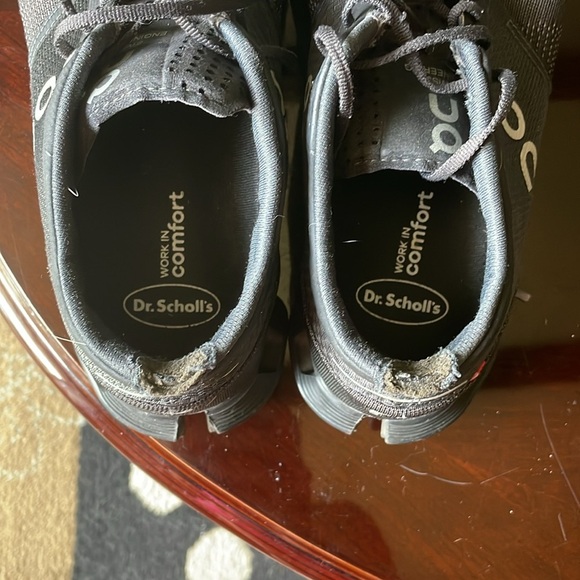 On Running CloudTec Sole Dr Scholl’s Women’s Black 
Athletic Shoes Size 8.5 - Picture 9 of 10